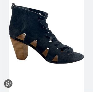 ZODIAC SUEDE CUT OUT SHOE/BOOTS, 8